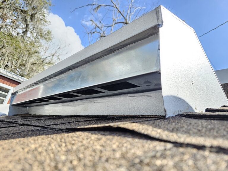 Why does water go into my roof vents during a storm?